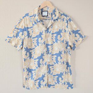 Denim & Flower Ricky‎ Singh Short Sleeve Camp Collar Hawaiian Shirt - Men's L